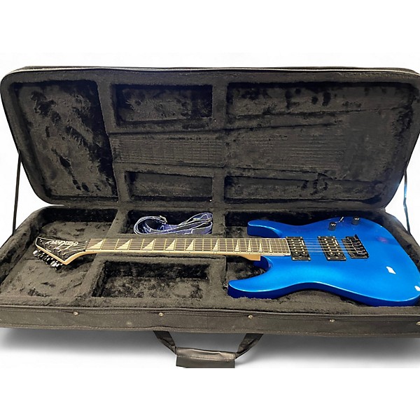 Used Jackson JS22 Dinky Jewel Blue Solid Body Electric Guitar