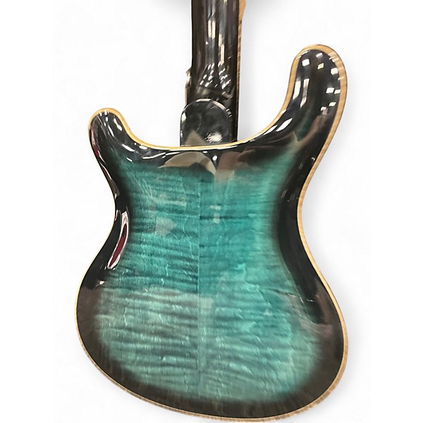 Used PRS Hollowbody II Piezo SE Peacock Blue Hollow Body Electric Guitar