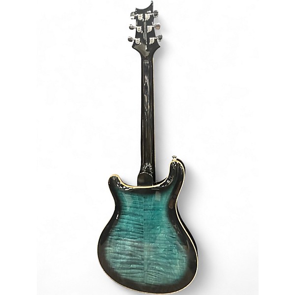 Used PRS Hollowbody II Piezo SE Peacock Blue Hollow Body Electric Guitar
