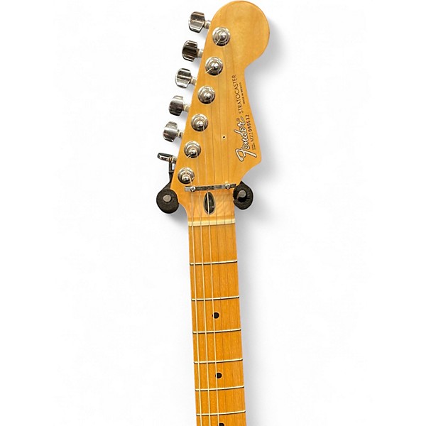 Used Fender Standard Stratocaster HSS Black Solid Body Electric Guitar