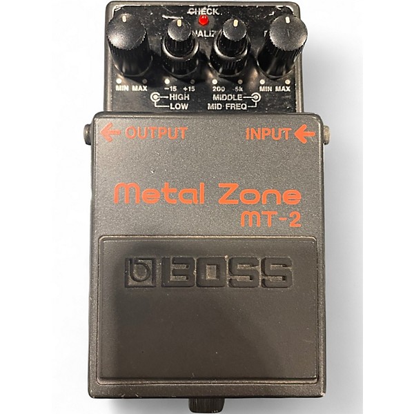 Used BOSS MT2 Metal Zone Distortion Effect Pedal