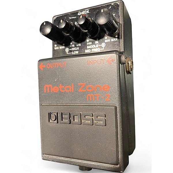 Used BOSS MT2 Metal Zone Distortion Effect Pedal