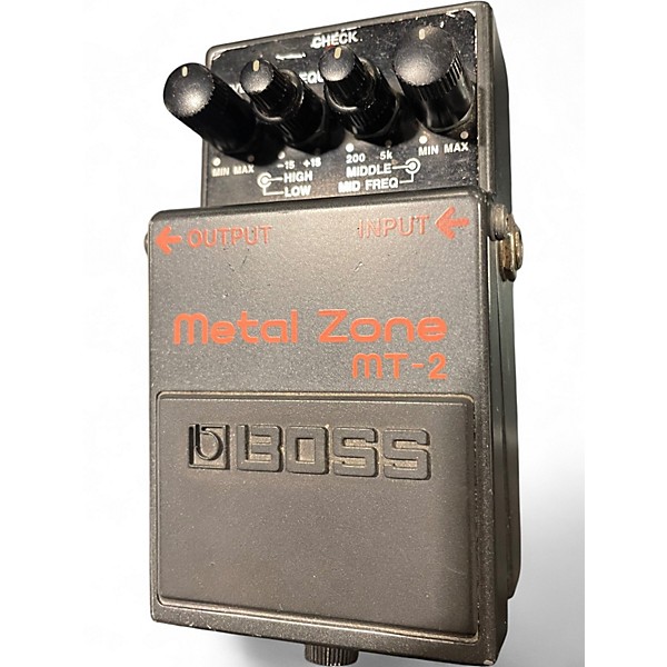 Used BOSS MT2 Metal Zone Distortion Effect Pedal
