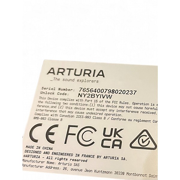Used Arturia Keylab 88 Key MIDI Controller