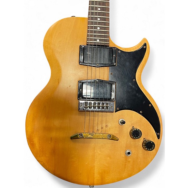 Vintage 1975 Gibson L6 Natural Solid Body Electric Guitar
