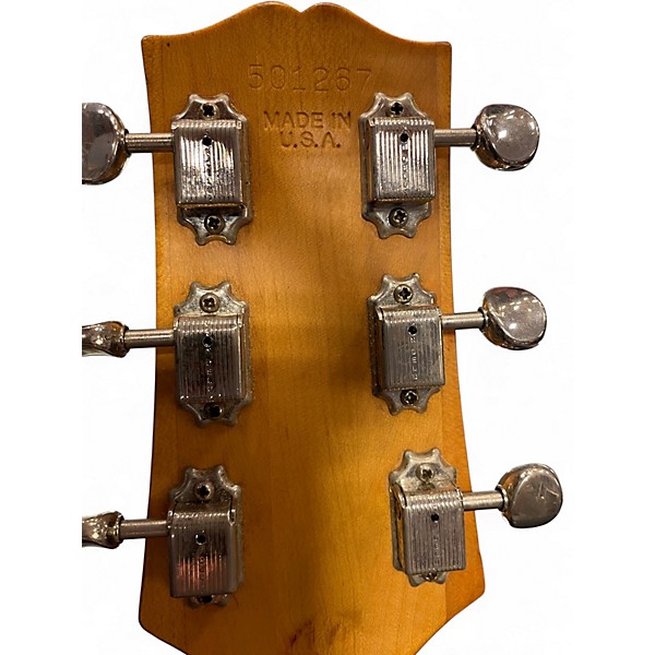 Vintage 1975 Gibson L6 Natural Solid Body Electric Guitar