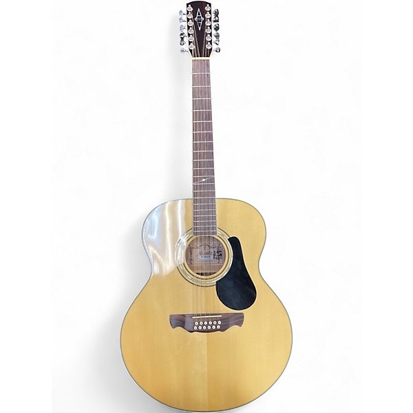 Used Alvarez aj-60s/12 Natural 12 String Acoustic Guitar