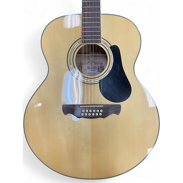 Used Alvarez aj-60s/12 Natural 12 String Acoustic Guitar