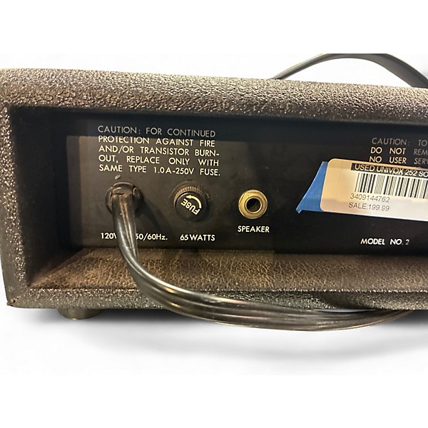 Used Univox 252 Solid State Guitar Amp Head