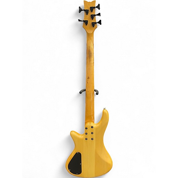 Used Schecter Guitar Research DIAMOND SERIES CUSTOM 5 NATURAL Electric Bass Guitar