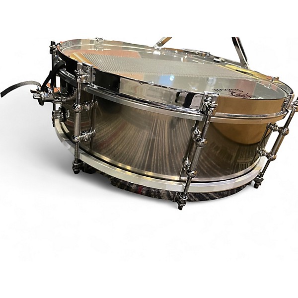 Used 2023 Dunnett 14X4.5 Stanton Moore Spirit Of New Orleans Snare Metallic Silver Drum