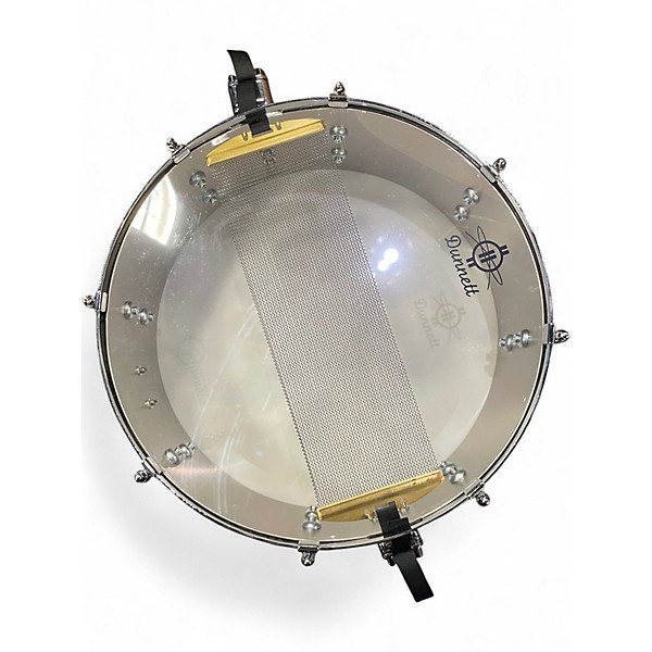 Used 2023 Dunnett 14X4.5 Stanton Moore Spirit Of New Orleans Snare Metallic Silver Drum