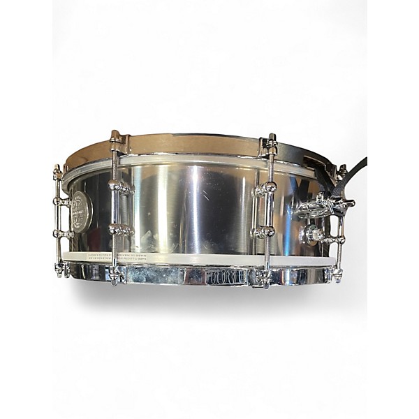 Used 2023 Dunnett 14X4.5 Stanton Moore Spirit Of New Orleans Snare Metallic Silver Drum
