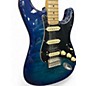 Used 2021 Fender PLAYER 2 STRATOCASTER Blue Burst Solid Body Electric Guitar