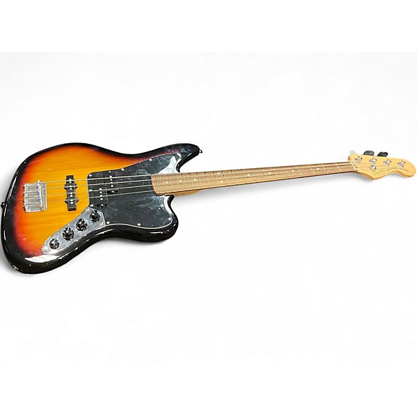Used Squier Vintage Modified Jaguar Bass Special 2 Color Sunburst Electric Bass Guitar