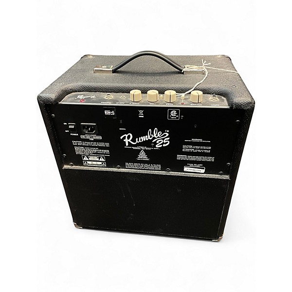 Used Fender Rumble 25 25W 1x10 Bass Combo Amp