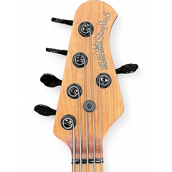 Used Ernie Ball Music Man StingRay 5 Special HH Black Electric Bass Guitar