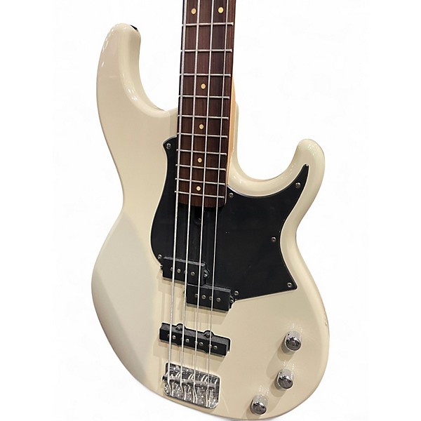 Used Yamaha BB234 Vintage White Electric Bass Guitar