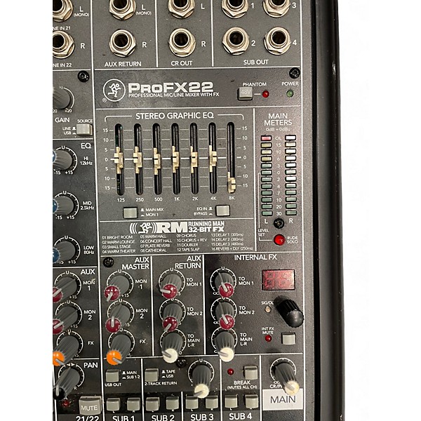 Used Mackie PROFX22 Unpowered Mixer