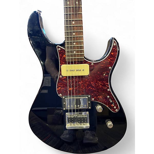 Used Yamaha PAC611VFM Black Solid Body Electric Guitar