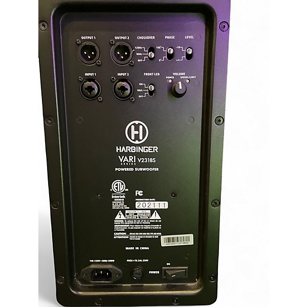 Used Harbinger VARI V2318S Powered Subwoofer