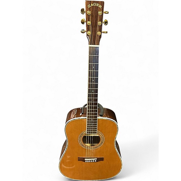 Used Zager ZAD-80 NATURAL Acoustic Guitar