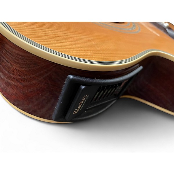 Used Epiphone PR5E Natural Acoustic Electric Guitar