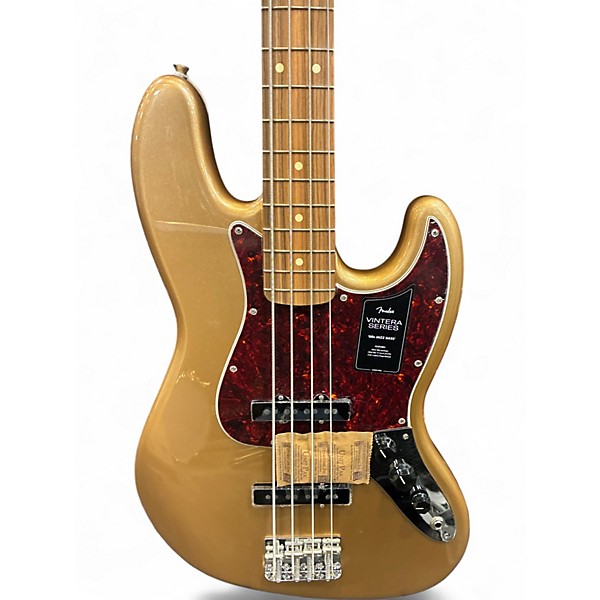 Used Fender Vintera 60s Jazz Bass FIRE MIST GOLD Electric Bass Guitar