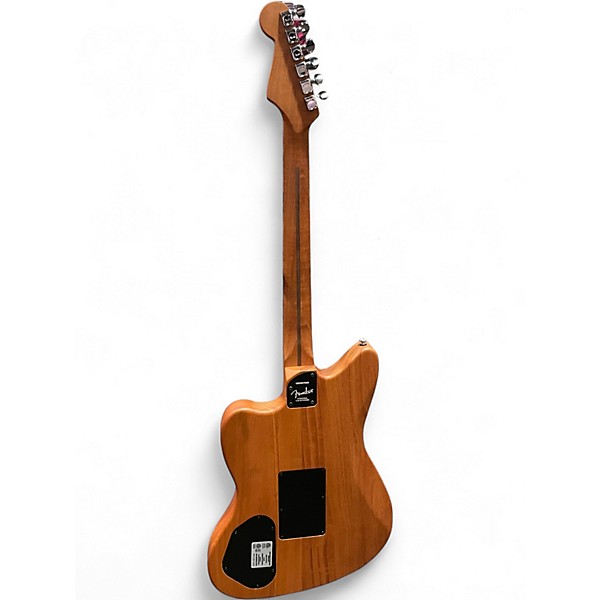 Used Fender Acoustasonic Jazzmaster All-Mahogany Bourbon Burst Acoustic Electric Guitar