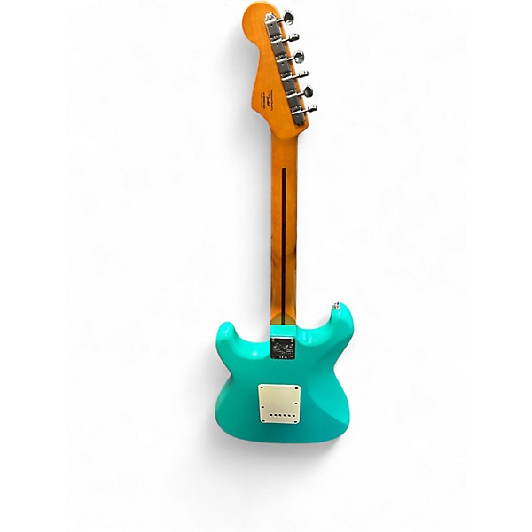Used Squier 40TH ANNIVERSARY STRATOCASTER SATIN SEAFOAM Solid Body Electric Guitar