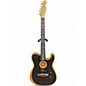 Used Fender Acoustasonic Player Telecaster Black Acoustic Electric Guitar thumbnail