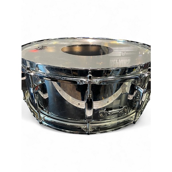 Used Pearl 14in STEEL SHELL SNARE Chrome Drum