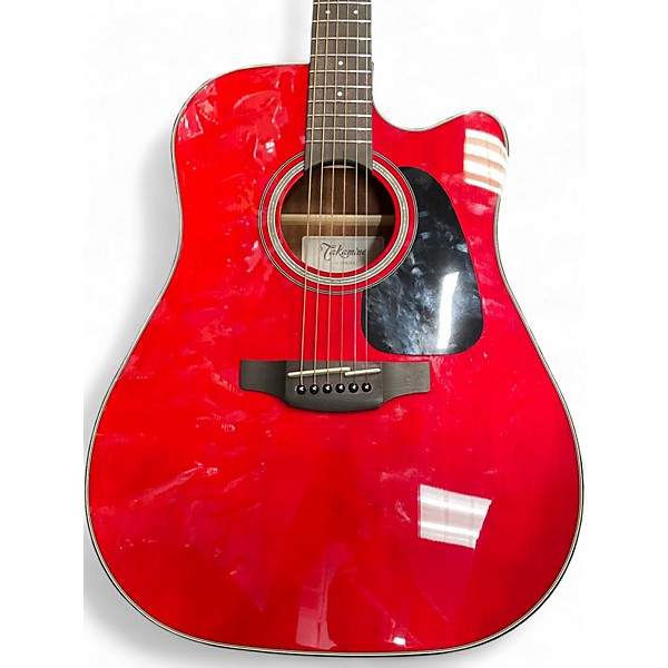 Used Takamine GD30CE RED Acoustic Electric Guitar