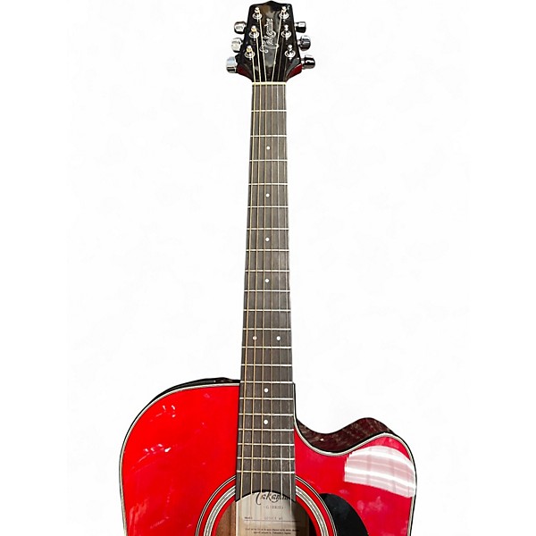 Used Takamine GD30CE RED Acoustic Electric Guitar