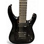 Used Jackson JS22-7 Dinky 7 String Black Solid Body Electric Guitar