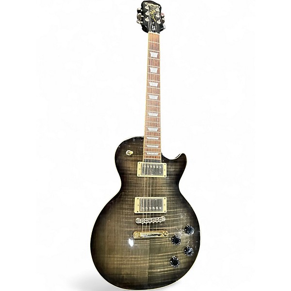 Used Epiphone Les Paul Ultra III Trans Black Solid Body Electric Guitar