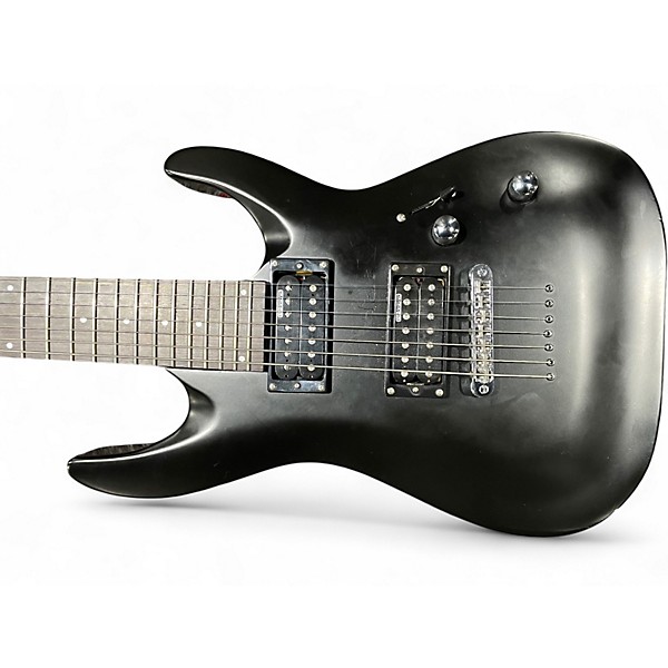 Used ESP LTD MH17 7 String Black Solid Body Electric Guitar