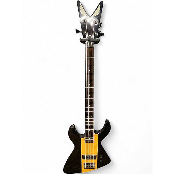Used Dean Demonator 4 String Black Electric Bass Guitar
