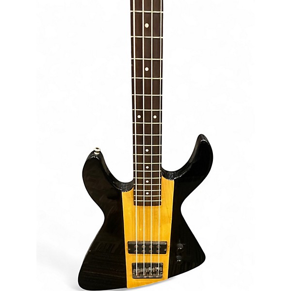 Used Dean Demonator 4 String Black Electric Bass Guitar