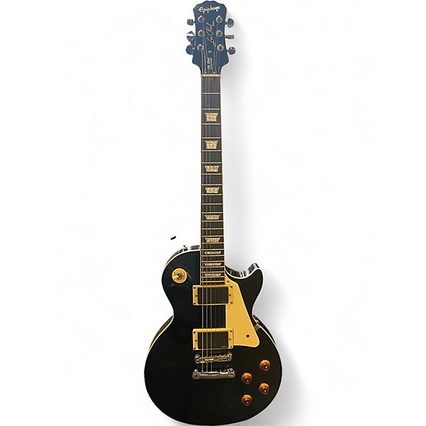 Used Epiphone Les Paul Standard Black Solid Body Electric Guitar