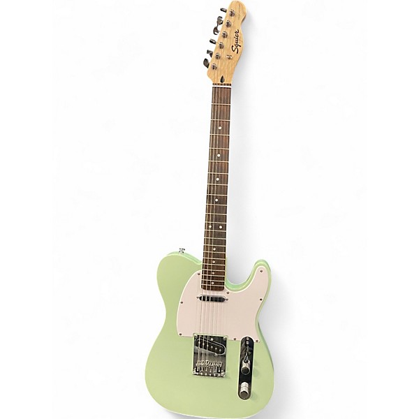 Used Squier Telecaster Surf Green Solid Body Electric Guitar