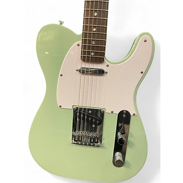 Used Squier Telecaster Surf Green Solid Body Electric Guitar