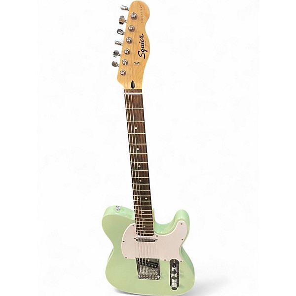 Used Squier Telecaster Surf Green Solid Body Electric Guitar