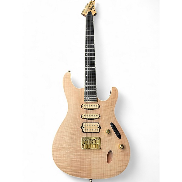 Used Ibanez SEW761FM Natural Solid Body Electric Guitar