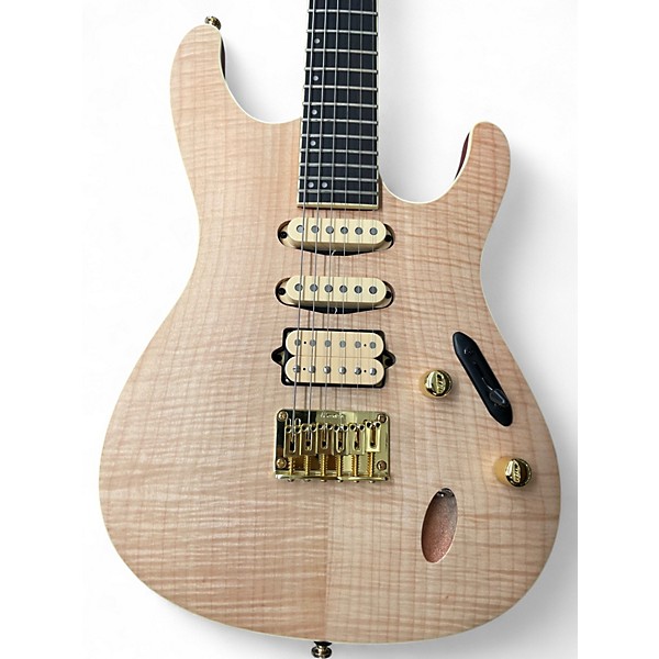 Used Ibanez SEW761FM Natural Solid Body Electric Guitar