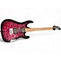 Used Ibanez GRX70QA Purple Solid Body Electric Guitar