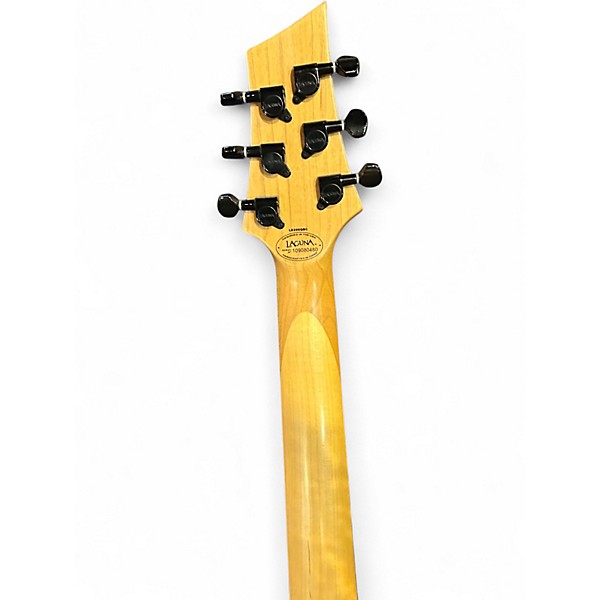 Used Laguna LE200 Trans Red Solid Body Electric Guitar