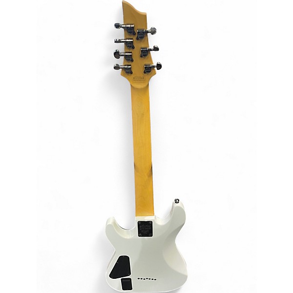 Used Schecter Guitar Research Demon 7 String Alpine White Solid Body Electric Guitar