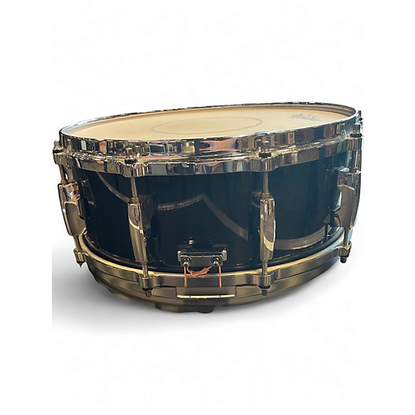 Used Pearl 14X5 Masters Premium Snare Black Drum