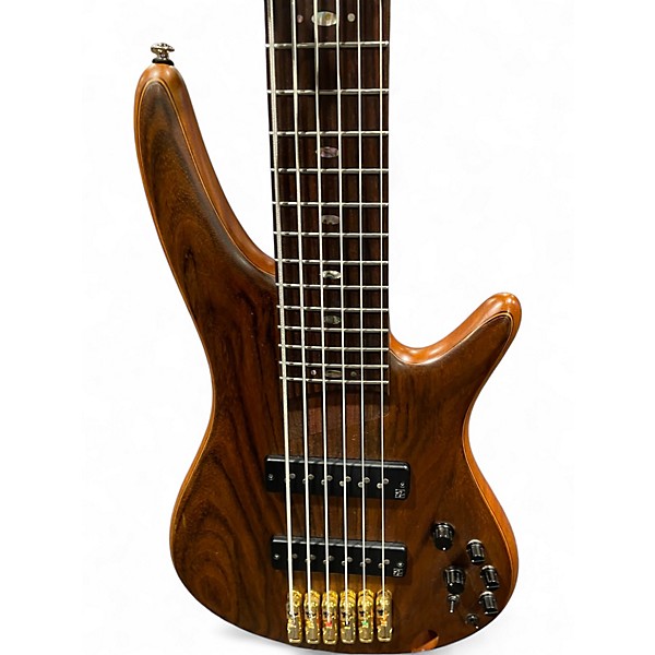 Used Ibanez Premium SDGR Natural Electric Bass Guitar